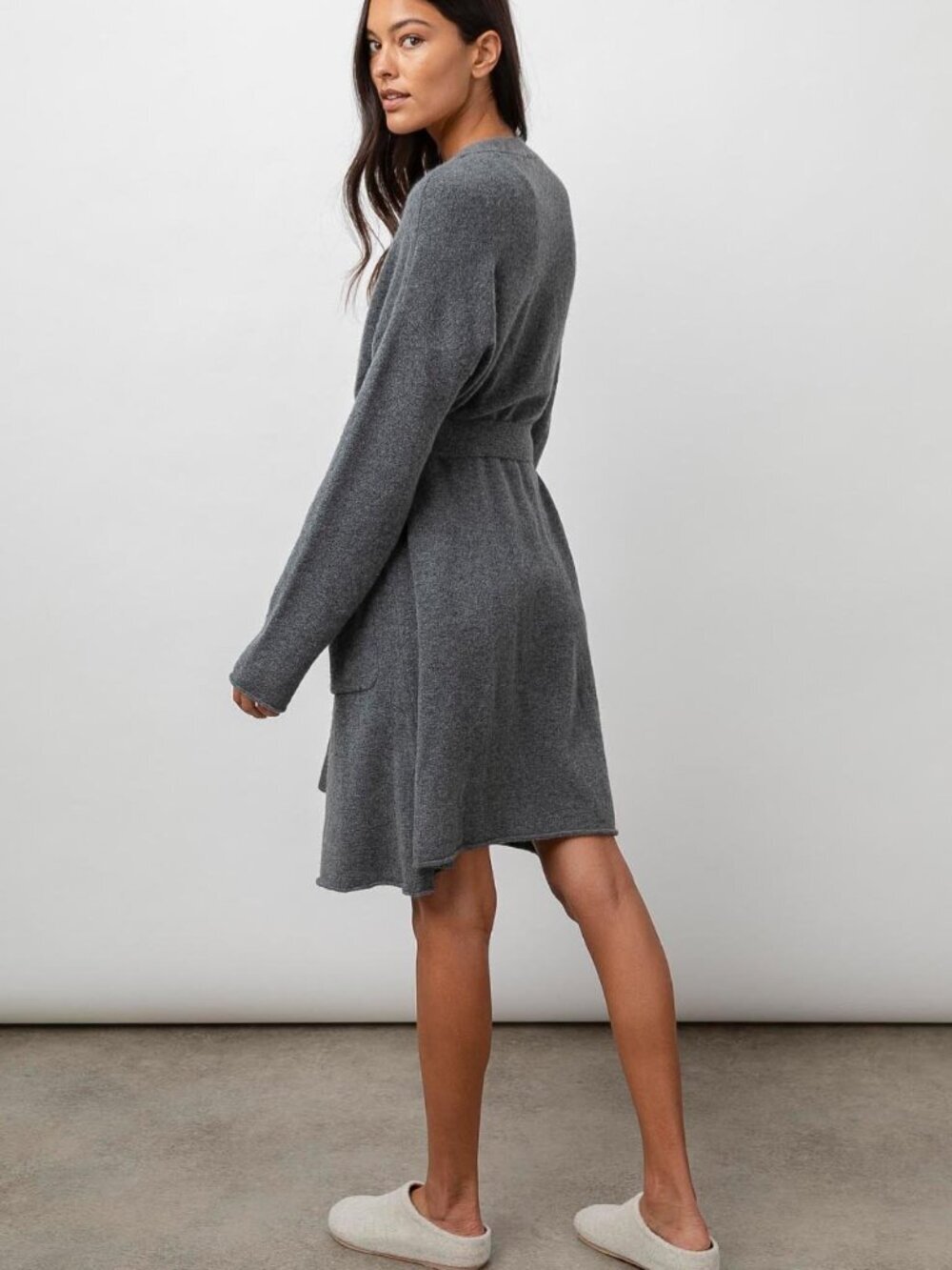 Rails | Ansel Longline Cardigan Robe In Oatmeal - Picture 10 of 11